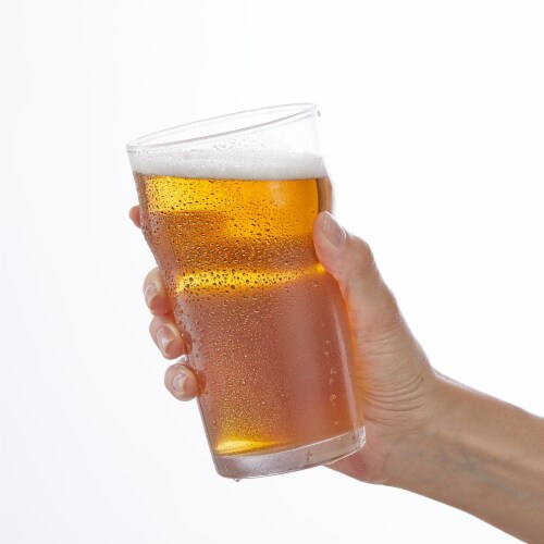 Grant Beer Glasses, Set of 4 Perspective: left