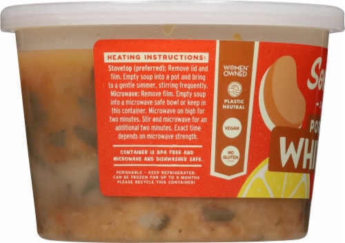 Soupergirl Portuguese White Bean Soup Perspective: left
