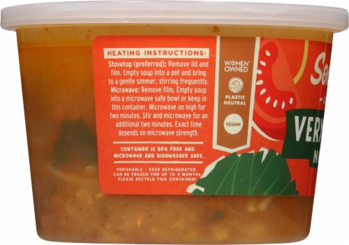 Soupergirl™ Very Veggie Noodle Soup Perspective: left