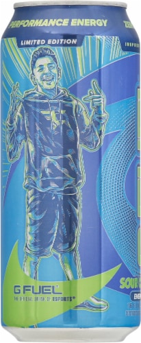G FUEL Zero Sugar Sour Chug Rug Energy Drink Perspective: left
