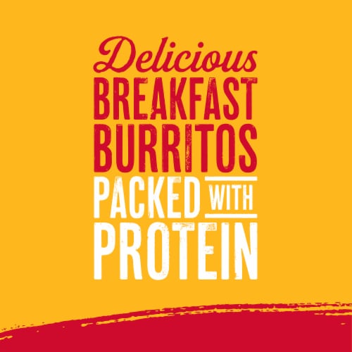 Red’s Meat Lovers Frozen Breakfast Burrito Perspective: left