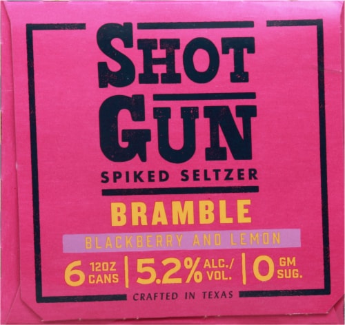 Shotgun Bramble Spiked Seltzer Perspective: left