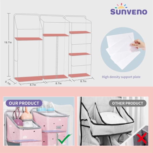 Crib Nursing Organizer Perspective: left