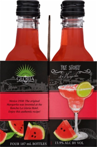 Rancho La Gloria Watermelon Margarita Wine Ready to Drink Cocktail Perspective: left