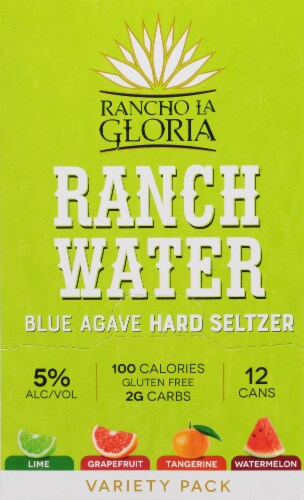 Texas Ranch Water Variety Hard Seltzer Variety Pack Perspective: left