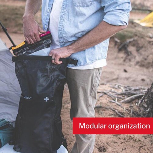 My Medic Emergency Survival First Aid Kit in Waterproof Drybag, Black Perspective: left
