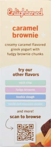 Enlightened® Caramel Brownie Greek Yogurt Bar Perspective: left