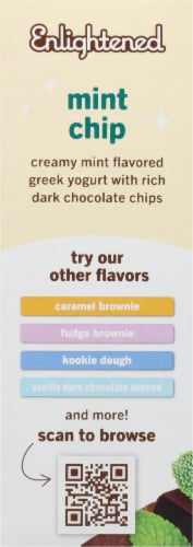 Enlightened® Mint & Cookies Greek Yogurt Bars Perspective: left