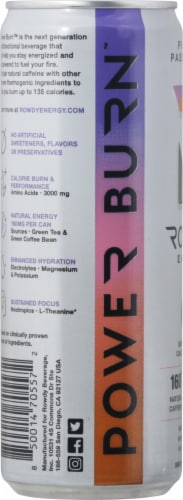 Rowdy Energy® Pineapple Passion Fruit Energy Drink Perspective: left