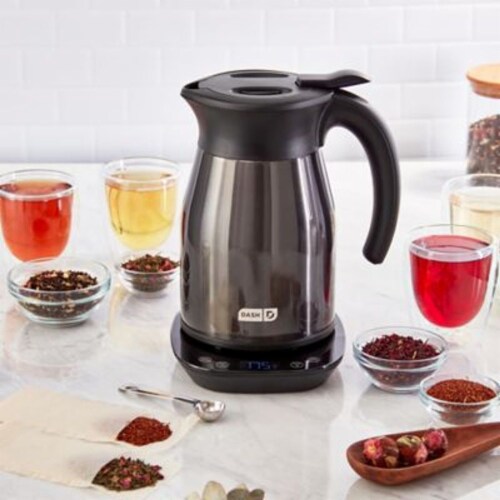 Dash® Insulated Electric Kettle with Temperature Control Black, 1.7 L