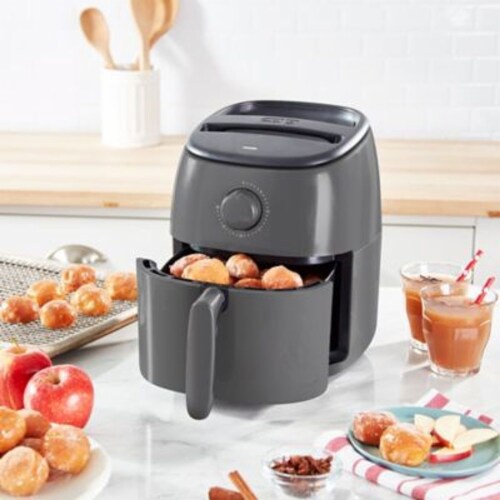 Dash® Express Tasti-Crisp™ Air Fryer - Grey Perspective: left