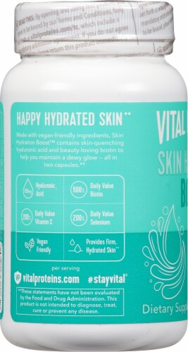 Vital Proteins Skin Hydration Boost Capsules Perspective: left
