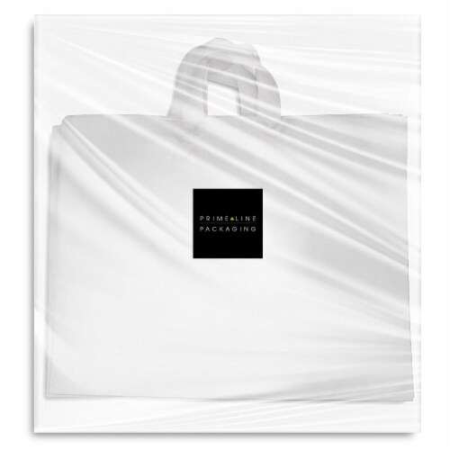 Prime Line Packaging Clear Plastic Bags with Soft Loop Handles