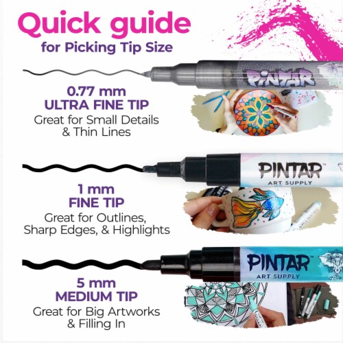 Paint Pens For Rock Painting (14 Acrylic Colors)– Pintar Art Supply