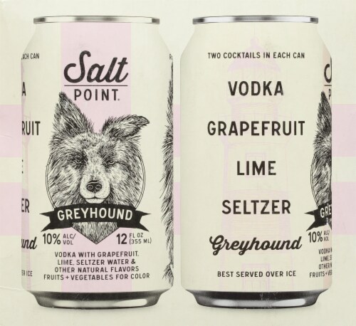 Salt Point Beverage Company Greyhound Ready to Drink Cocktail Perspective: left