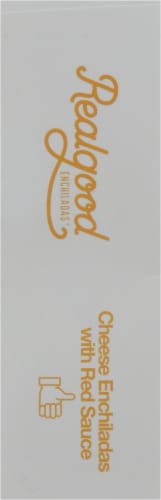 The Real Good Food Company® Grande Cheese Enchiladas Frozen Meal Perspective: left