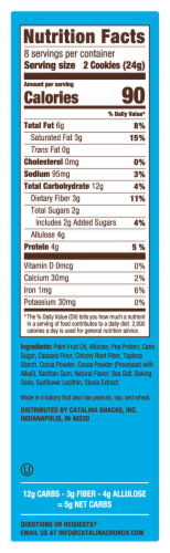 Catalina Crunch® Chocolate Vanilla Low Sugar Cookies Perspective: left