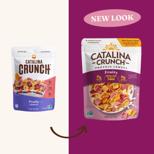 Catalina Crunch® Fruity Zero Sugar Cereal Perspective: left