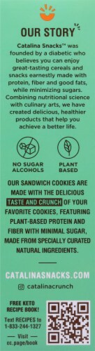 Catalina Crunch™ Keto Chocolate Mint Sandwich Cookies Perspective: left
