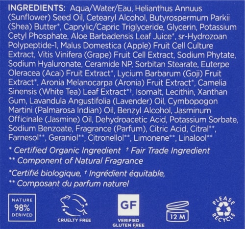 Andalou Naturals Deep Hydration Revitalizing Sleep Mask Perspective: left