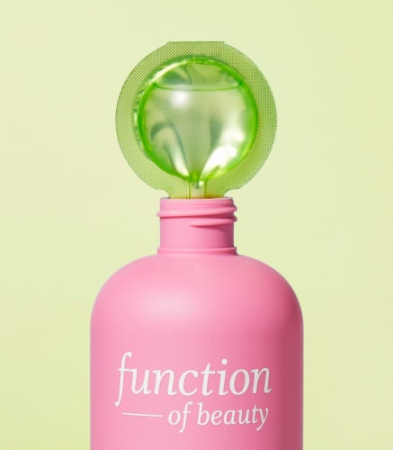 Function of Beauty® Anti-Frizz Hair Goal Booster Shots with Beetroot Extract Perspective: left