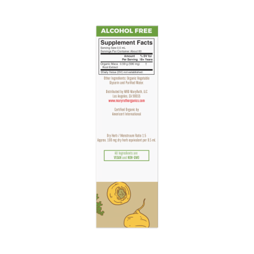 Maryruth's® Organic Maca Root Liquid Extract Perspective: left