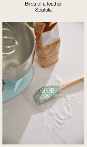 SDS for HD Designs Birds of a Feather Spatula Perspective: left