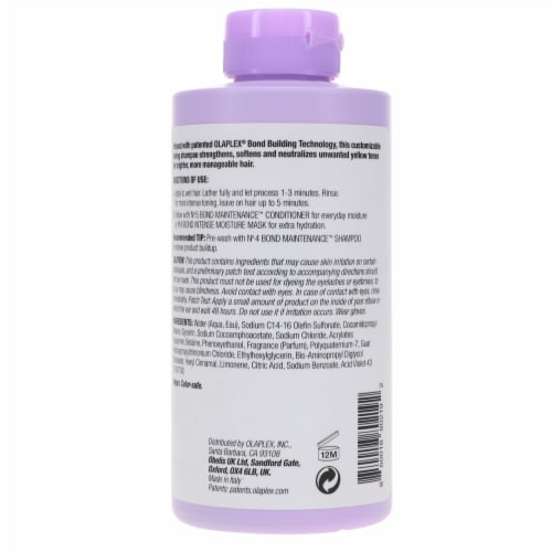Olaplex No.4P Blonde Enhancer Toning Shampoo Perspective: left