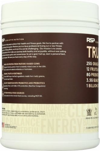 RSPNutrition Truefit® Chocolate Dietary Supplement Perspective: left