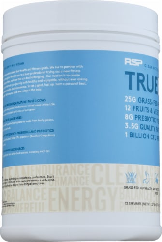 RSPNutrition Truefit® Vanilla Dietary Supplement Perspective: left