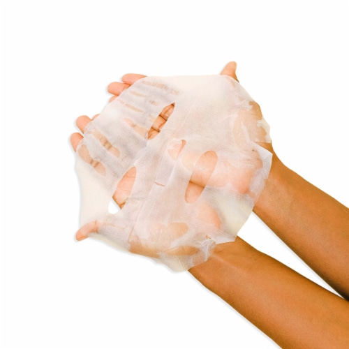 SoloVegan Way to Go H20 Facial Sheet Mask Perspective: left