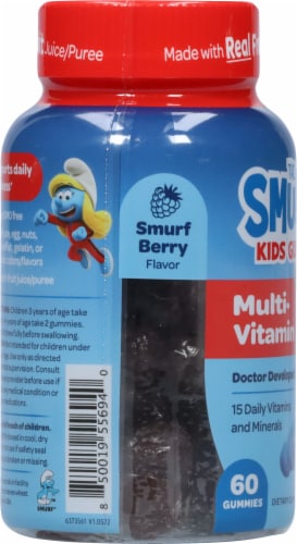 The Smurfs™ Kids Gummy Multi-Vitamin Perspective: left