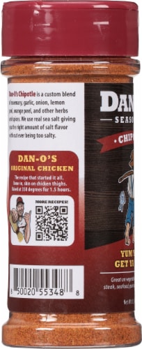 Dan-O's® Chipotle Seasoning Perspective: left