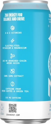 ZOA® Tropical Punch Zero Sugar Energy Drink Perspective: left