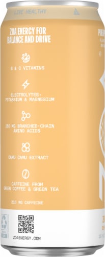ZOA™ Pineapple Coconut Zero Sugar Energy Drink Perspective: left
