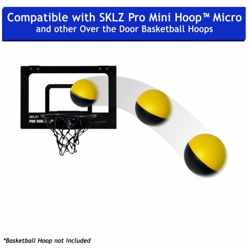Botabee 4  Foam Mini Soft Basketballs, 2 Pack | Safe & Quiet Perspective: left