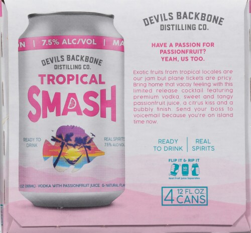 Devils Backbone Distilling Co. Apple Blossom Smash Ready to Drink Cocktail Perspective: left