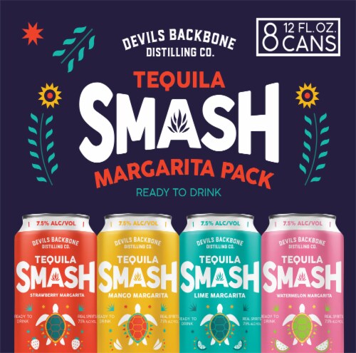 Devils Backbone Tequila Smash Margarita Variety Pack Cans Perspective: left