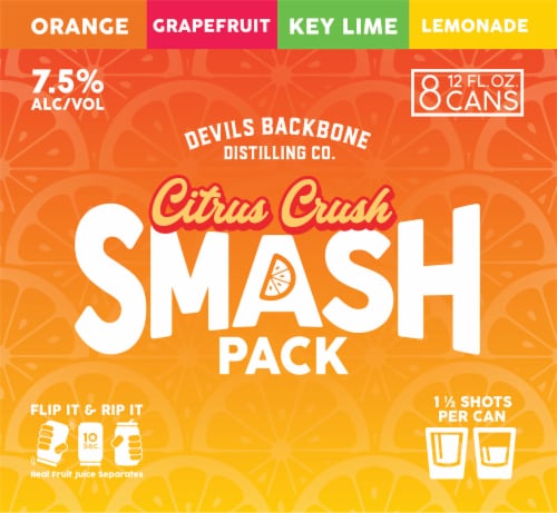 Devil's Backbone Citrus Crush Smash Pack Perspective: left