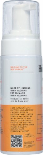 The Honey Pot Feminine Intimate Foaming Wash for Normal Skin Plant Derived & Hypoallergenic  Perspective: left