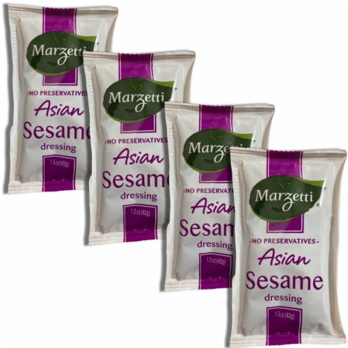 Asian Sesame Salad Dressing Packets | Value Pack | 1.5 Ounce | 20 Count Perspective: left
