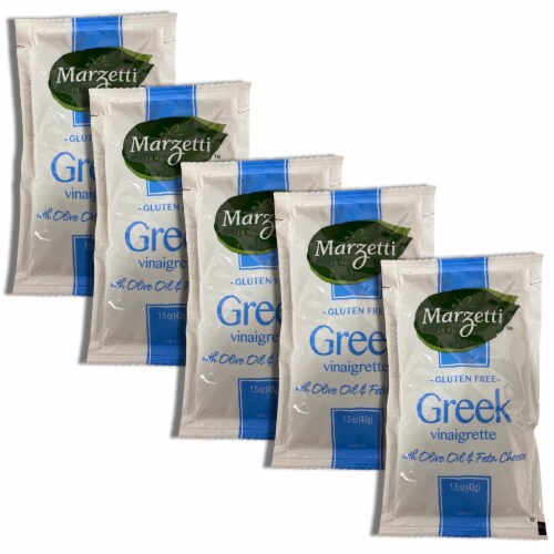 Greek Vinaigrette with Olive Oil & Feta Cheese Dressing Packets | Value Pack | 1.5 Ounce | 20 Perspective: left