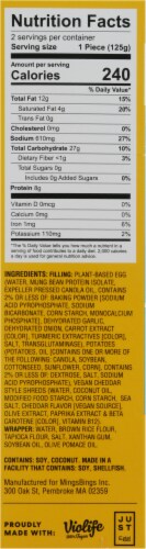 Mings Bings Plant-Based Egg & Cheese Breakfast Pockets Perspective: left