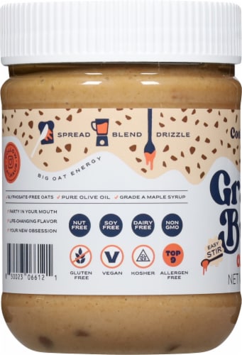 Oat Haus Cookie Dough Granola Butter Perspective: left