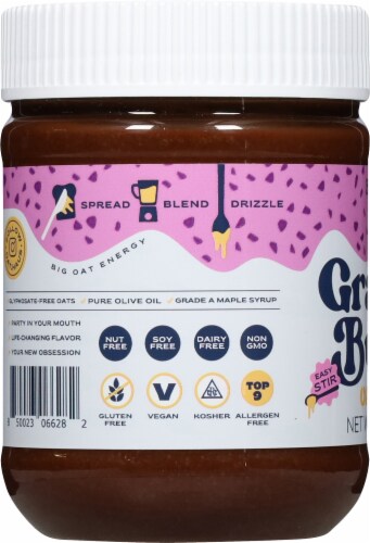 Oat Haus Brownie Batter Granola Butter Perspective: left