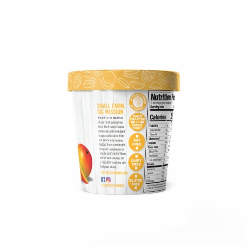 The Frozen Farmer™ Crafted Mango Sorbet Perspective: left