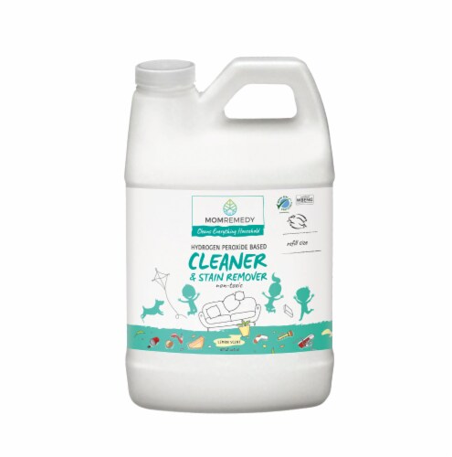 MomRemedy Everything Household Liquid Refill Cleaner & Stain Remover + Glass Spray Bottle Combo Pack Perspective: left