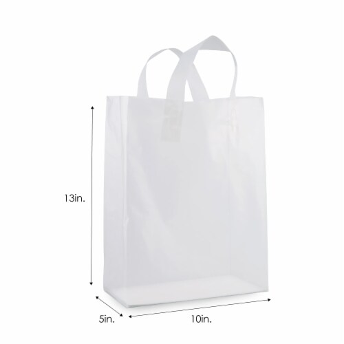 clear gift bags with handles