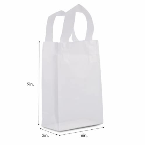 Prime Line Packaging Clear Plastic Bags with Soft Loop Handles