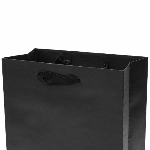 Prime Line Packaging Black Colored Kraft Paper Bags with Handles